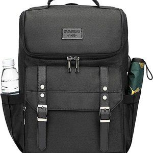 Vintage Backpack Travel Laptop Backpack with usb Charging Port